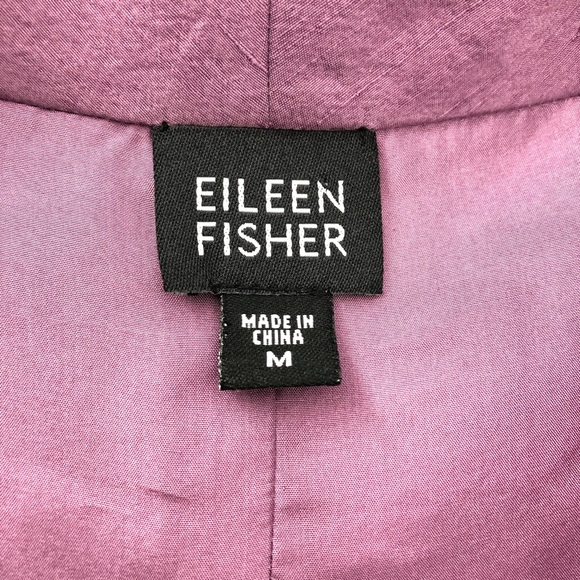 Eileen Fisher Lavender Purple 2 Piece 100% Silk Skirt Set - Picture 5 of 15